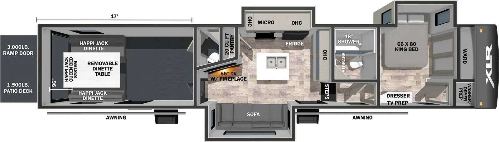 Xlr Nitro 40G17 Floorplan